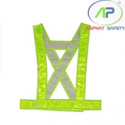 Áo phản quang dây (Xanh chuối)